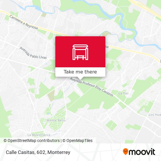 Mapa de Calle Casitas, 602