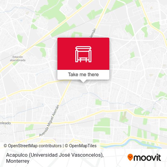 Acapulco (Universidad José Vasconcelos) map