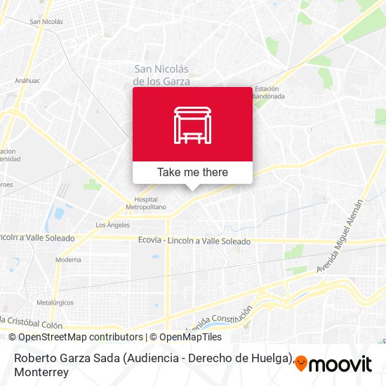 Roberto Garza Sada (Audiencia - Derecho de Huelga) map