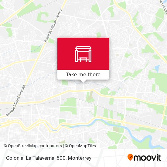 Colonial La Talaverna, 500 map