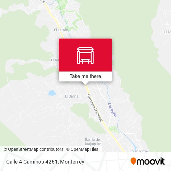 Mapa de Calle 4 Caminos 4261