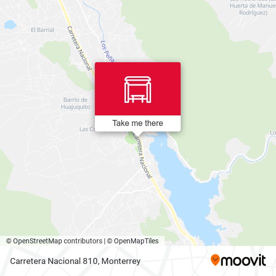Carretera Nacional 810 map