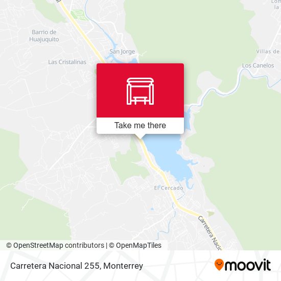 Carretera Nacional 255 map