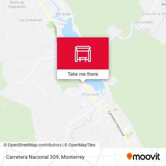 Carretera Nacional 309 map