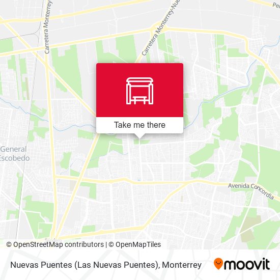 Mapa de Nuevas Puentes (Las Nuevas Puentes)