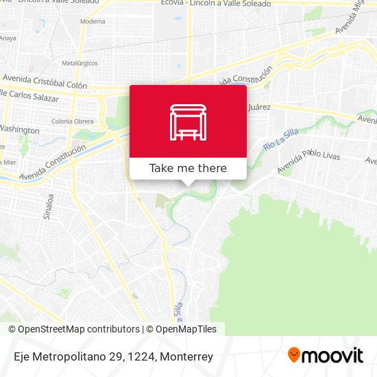 Eje Metropolitano 29, 1224 map