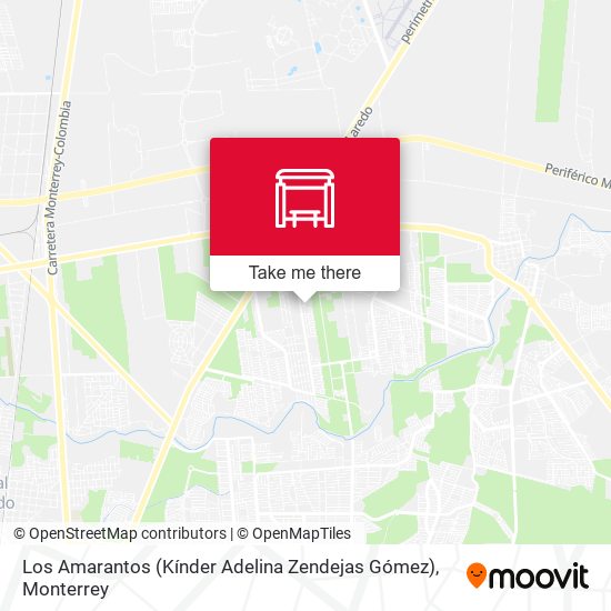 Los Amarantos (Kínder Adelina Zendejas Gómez) map
