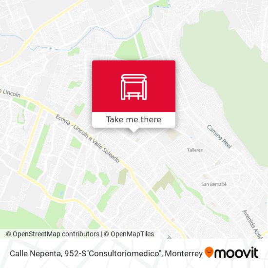 Mapa de Calle Nepenta, 952-S"Consultoriomedico"