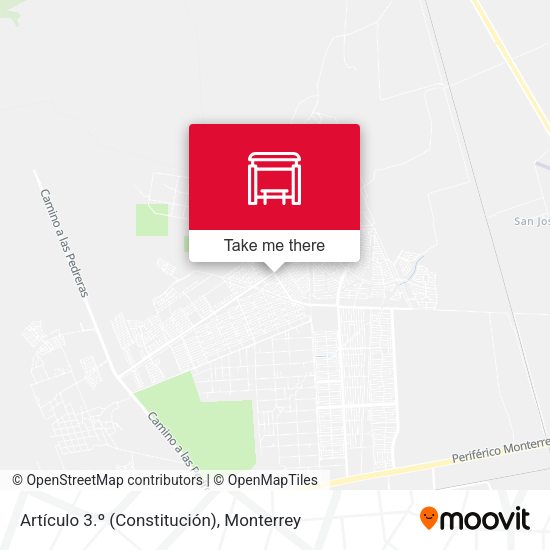 Mapa de Artículo 3.º (Constitución)