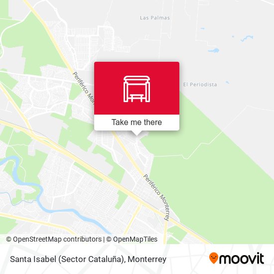 Mapa de Santa Isabel (Sector Cataluña)