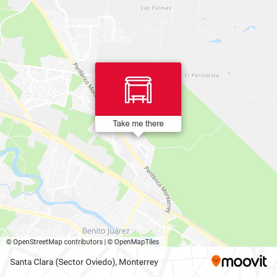 Santa Clara (Sector Oviedo) map