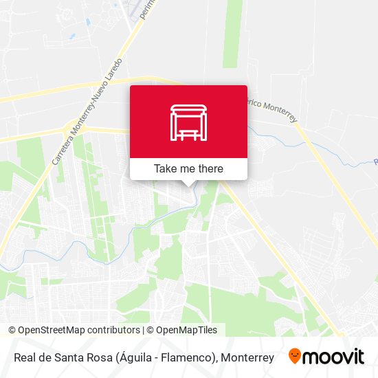 Real de Santa Rosa (Águila - Flamenco) map