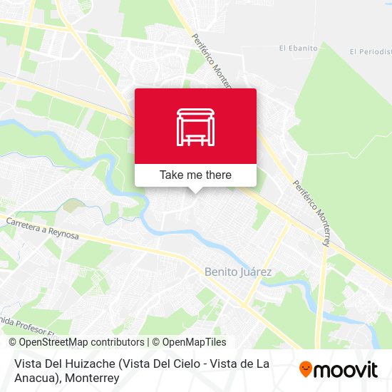 Mapa de Vista Del Huizache (Vista Del Cielo - Vista de La Anacua)