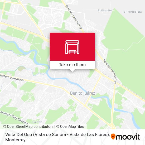 Vista Del Oso (Vista de Sonora - Vista de Las Flores) map