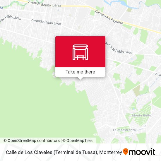Calle de Los Claveles (Terminal de Tuesa) map