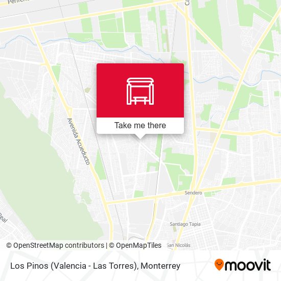Los Pinos (Valencia - Las Torres) map