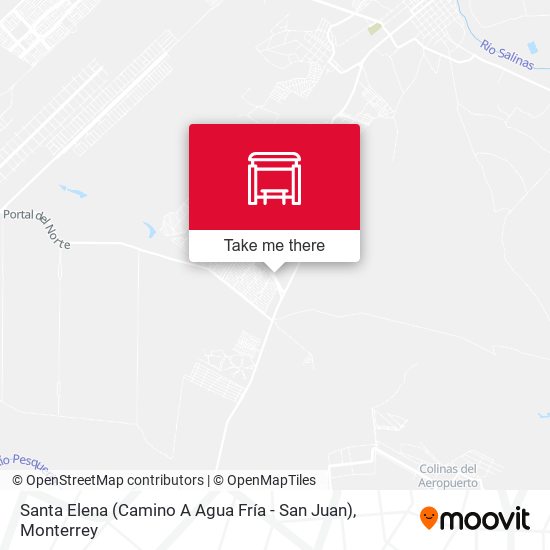 Santa Elena (Camino A Agua Fría - San Juan) map
