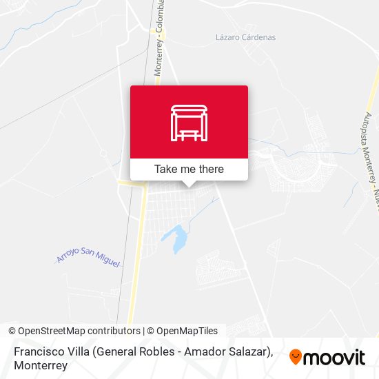 Francisco Villa (General Robles - Amador Salazar) map