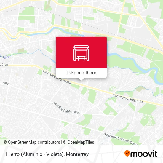 Hierro (Aluminio - Violeta) map