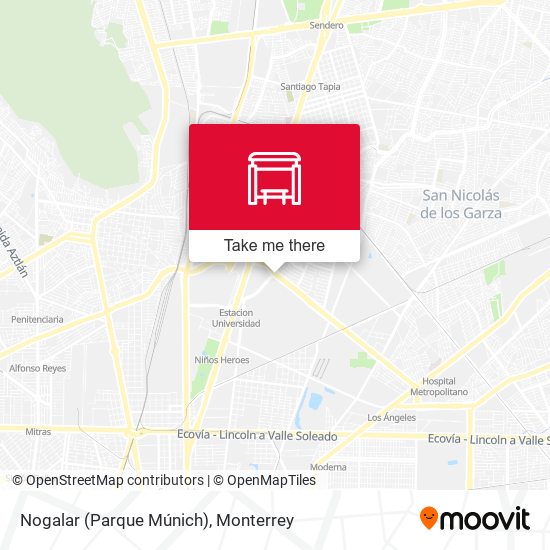 Nogalar (Parque Múnich) map