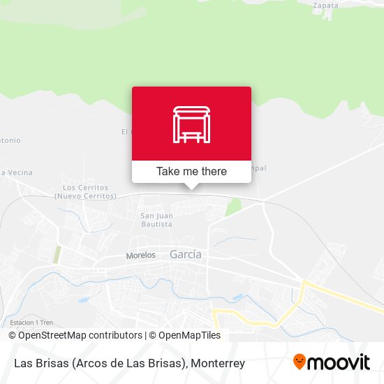 Mapa de Las Brisas (Arcos de Las Brisas)