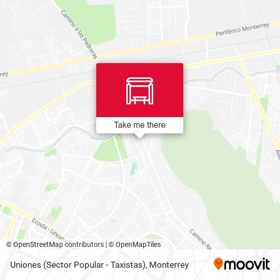 Uniones (Sector Popular - Taxistas) map