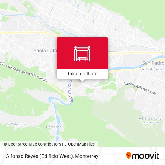Alfonso Reyes (Edificio West) map