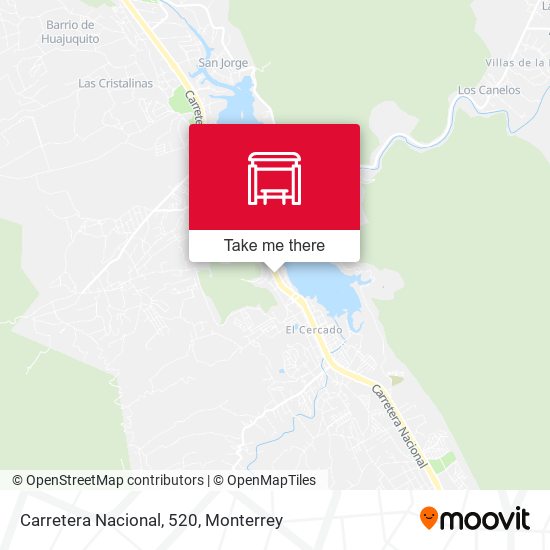 Mapa de Carretera Nacional, 520