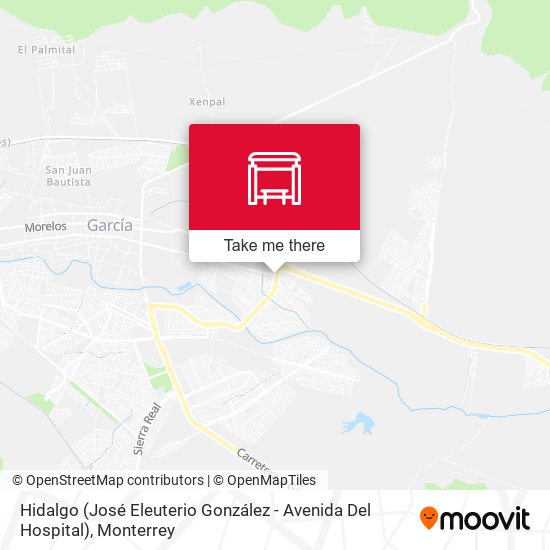 Hidalgo (José Eleuterio González - Avenida Del Hospital) map