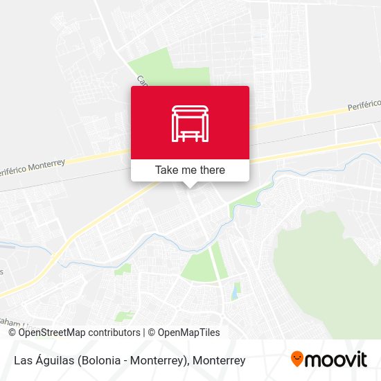 Las Águilas (Bolonia - Monterrey) map