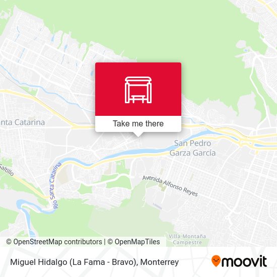 Miguel Hidalgo (La Fama - Bravo) map