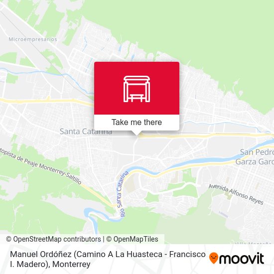 Manuel Ordóñez (Camino A La Huasteca - Francisco I. Madero) map
