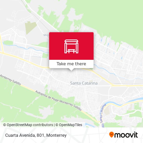 Cuarta Avenida, 801 map