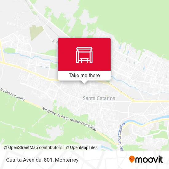 Cuarta Avenida, 801 map