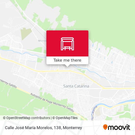 Mapa de Calle José María Morelos, 138