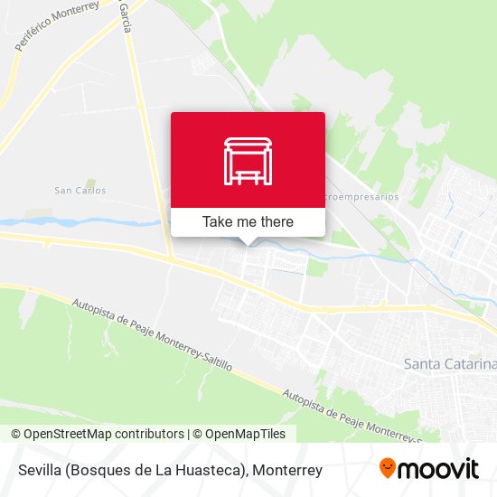 Mapa de Sevilla (Bosques de La Huasteca)