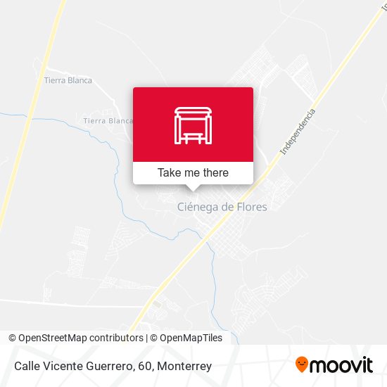 Calle Vicente Guerrero, 60 map