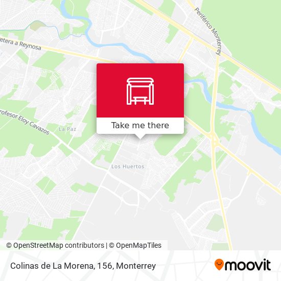 Colinas de La Morena, 156 map