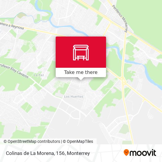 Colinas de La Morena, 156 map