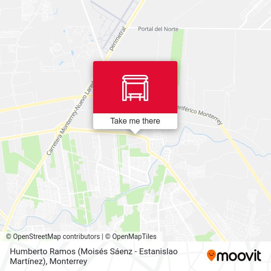 Mapa de Humberto Ramos (Moisés Sáenz - Estanislao Martínez)