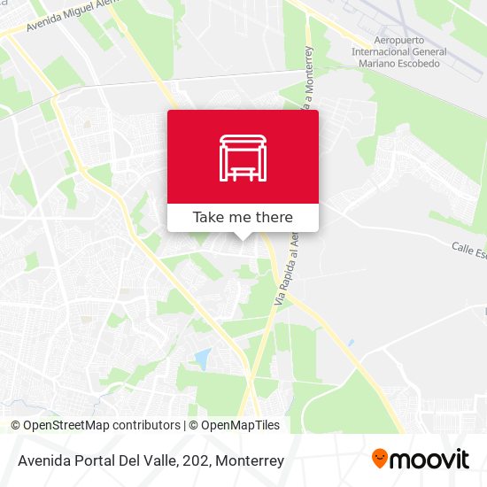 Mapa de Avenida Portal Del Valle, 202