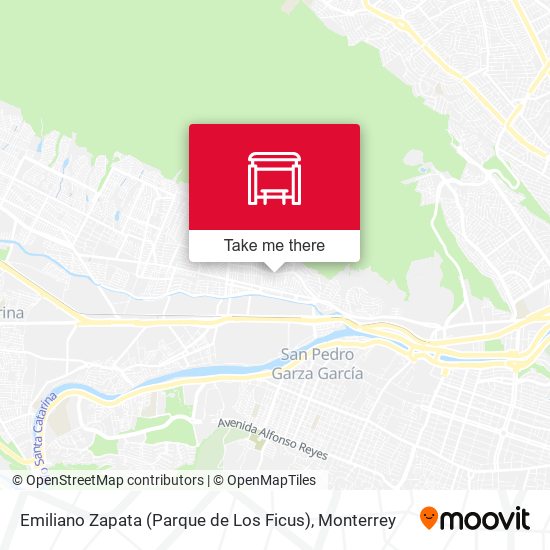 Emiliano Zapata (Parque de Los Ficus) map