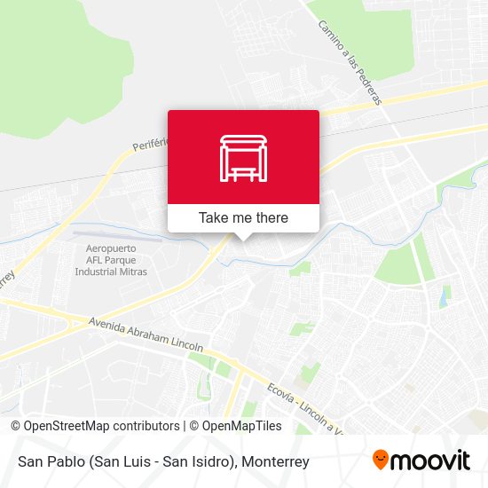 San Pablo (San Luis - San Isidro) map