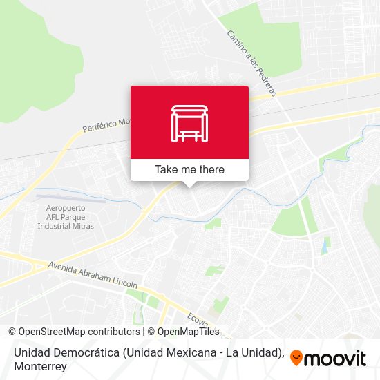 Unidad Democrática (Unidad Mexicana - La Unidad) map