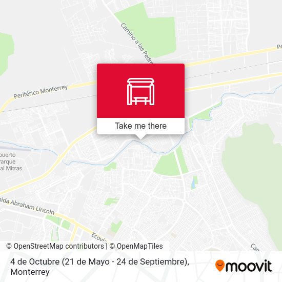 4 de Octubre (21 de Mayo - 24 de Septiembre) map