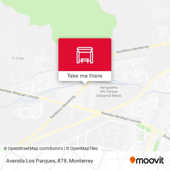 Avenida Los Parques, 878 map
