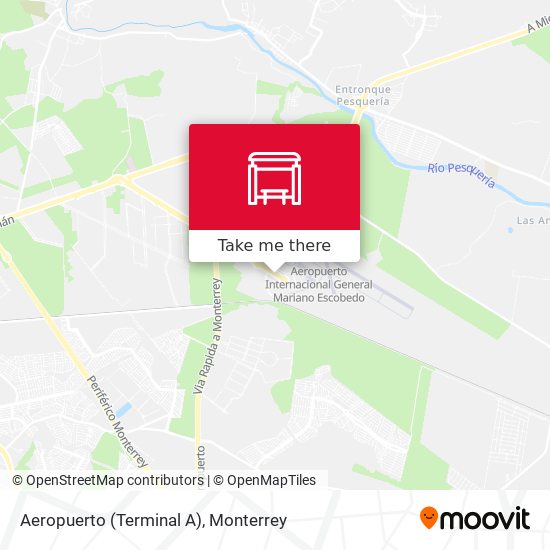 Aeropuerto (Terminal A) map