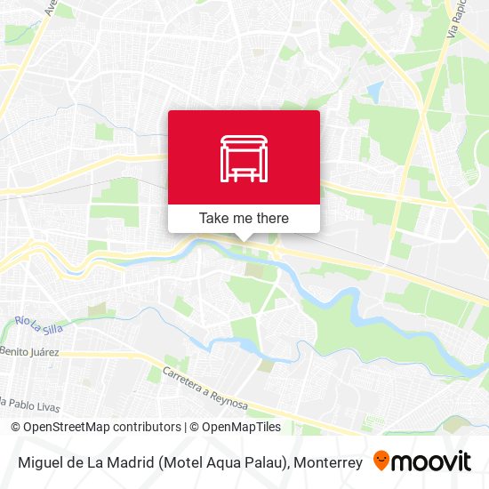 Miguel de La Madrid (Motel Aqua Palau) map