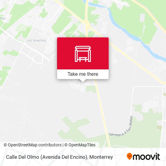 Mapa de Calle Del Olmo (Avenida Del Encino)