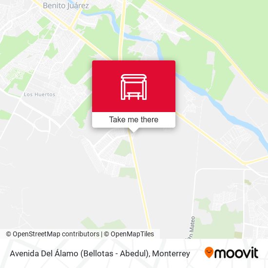 Avenida Del Álamo (Bellotas - Abedul) map